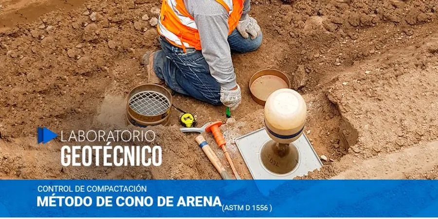Illustrative image of Field density test (sand cone method) in Irvine