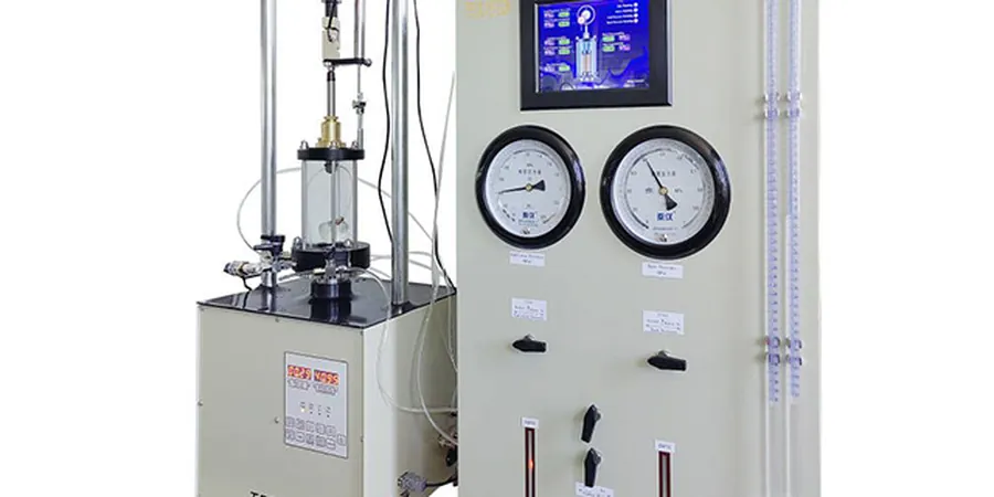 Illustrative image of Triaxial test in Irvine
