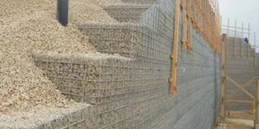Illustrative image of MSE (Mechanically Stabilized Earth) wall design in Irvine