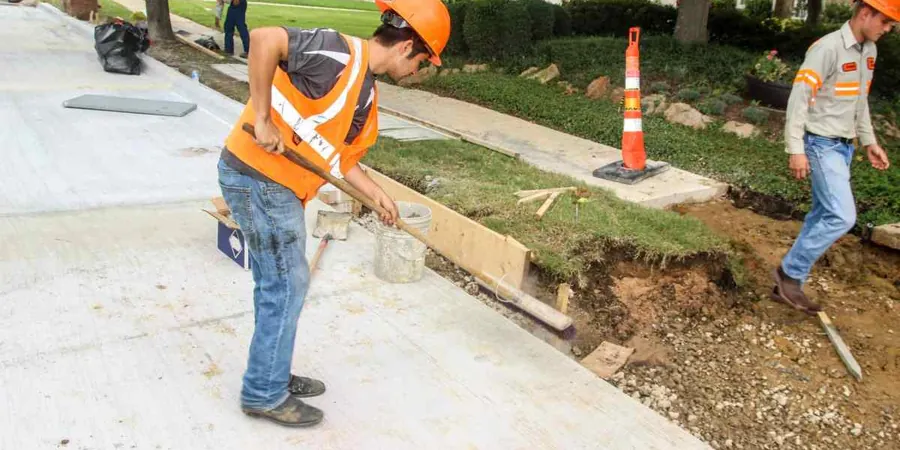 Illustrative image of Rigid pavement design in Irvine